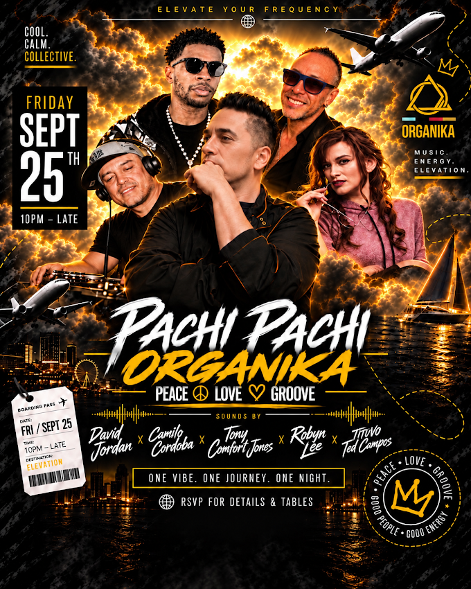 Elevate your Frequency - OrganiKa Residency flyer