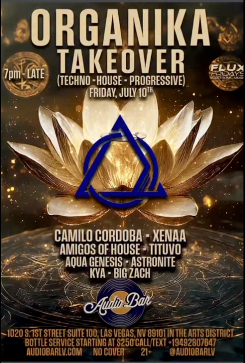 ORGANIKA TAKEOVER flyer